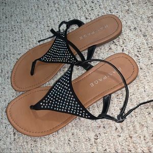 Rampage Black Flats size 10